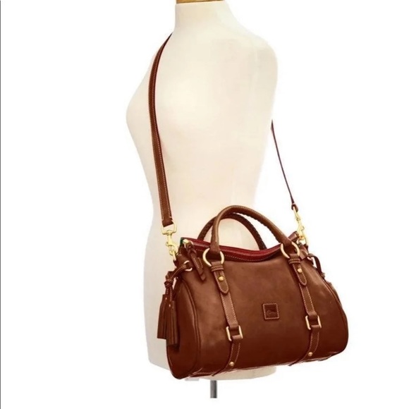 Dooney & Bourke florentine small satchel chestnut - Picture 5 of 9